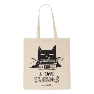 ILLUSTRART SACO GATO SARDINHAS